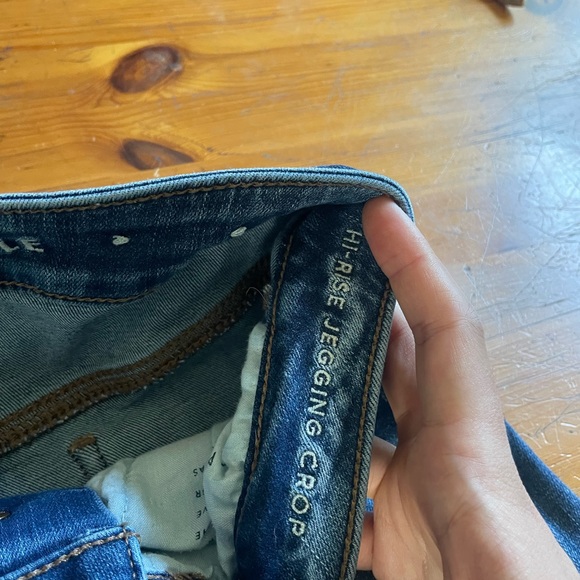 American Eagle Outfitters Light Blue Jeggings - Picture 6 of 8
